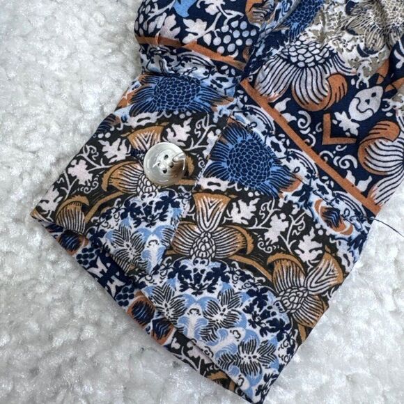 VICI Floral Button Front Long Sleeve Shirt Dress - Picture 7 of 9